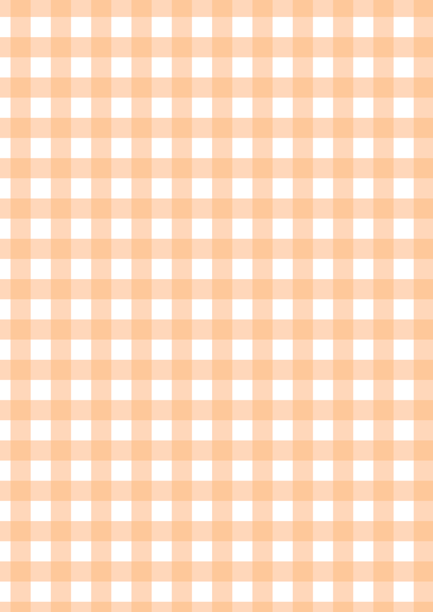 Light Orange Checkered Gingham Background